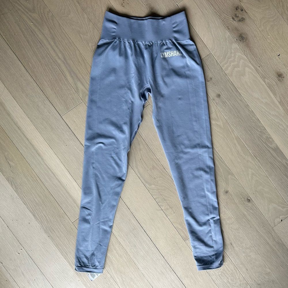 gymshark periwinkle blue seamless leggings